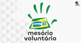 A imagem apresenta um fundo cinza-claro com formas geométricas em losango no lado esquerdo. No c...
