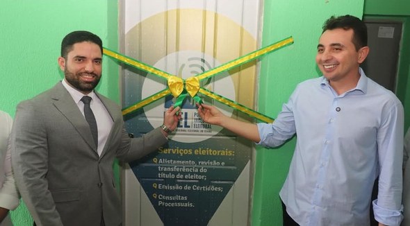 TRE-CE inaugura 38 novos Pontos de Inclusão Eleitoral (PIELs) e beneficia mais de 650 mil eleitores Registro fotográfico feito durante cerimônia de inauguração de Ponto de Inclusão Eleitoral (PIEL...