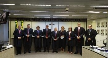 Juíza Daniela Lima da Rocha e o Pleno do TRE-CE
