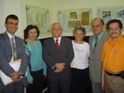 Autoridades e servidores presentes à inauguração do Centro de Memória Eleitoral em 17.12.2004.