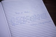 Página com o Termo de abertura do livro de registro de visitas do Centro de memória Eleitoral.