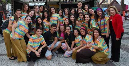 TRE-CE 5 Semana da Justiça Eleitoral Desembargadora Iracema do Vale e corpo de baile da Escola Nossa Senhora das Graças