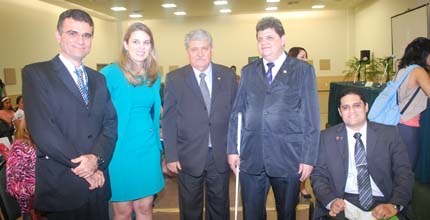 Des. Ademar Mendes e autoridades do evento do CEDEF