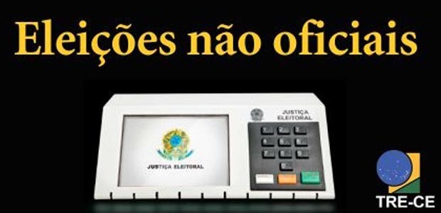 TRE-CE Banner eleições não oficiais 620 x 300 Banner eleições não oficiais