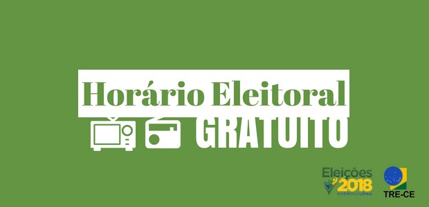 TRE-CE banner horário eleitoral 2018 TRE-CE banner horário eleitoral 2018