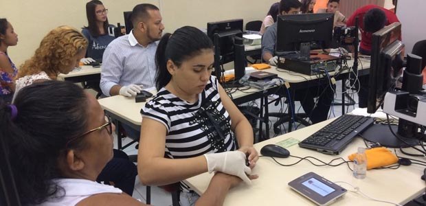 TRE-CE Biometria Coreaú Recadastramento biométrico no município de Coreaú-CE