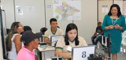 Visita biometria desembargadora Nailde Caucaia Maracanaú
