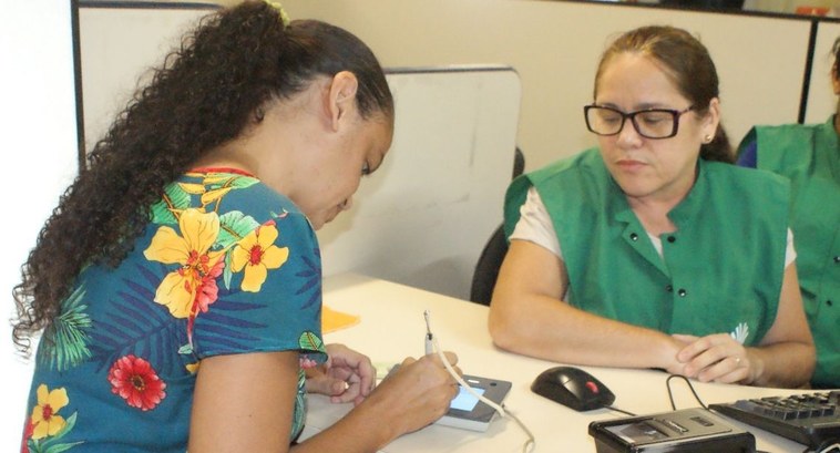 TRE-CE-biometria-flor Atendimento de cadastro biométrico