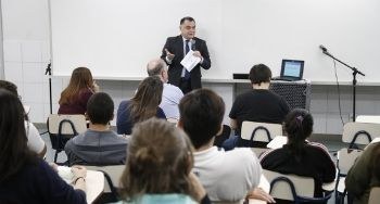 Ação do Projeto Eleitor do Futuro no Colégio 7 de Setembro, unidade Centro.