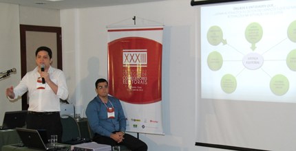 TRE-CE - Sistema Polis da Corregedoria Palestra em Goiânia de servidor da CRE do TRE-CE sobre o sistema Polis