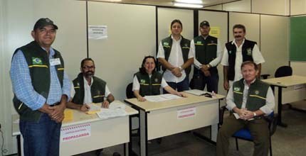 TRE-CE Fiscais da propaganda em Fortaleza Grupo de fiscais da Comissão de Propaganda de Fortaleza