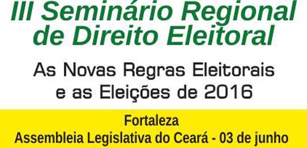 TRE-CE III Seminário Direito Eleitoral 620 x 300 Seminário Direito Eleitoral