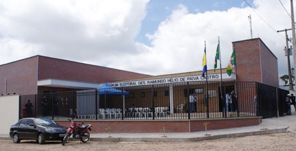 TRE-CE inauguração do fórum eleitoral de Ibiapina Fachada do Fórum Eleitoral de Ibiapina