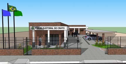 TRE-CE Maquete fórum Crato Maquete fórum Crato