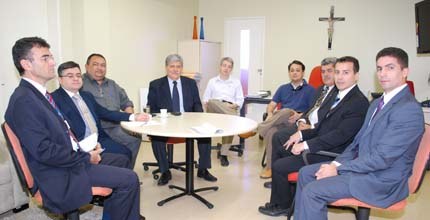 TRE-CE PF Reunião Reunião entre TRE e Polícia Federal para tratar do esquema de segurança para as Eleições