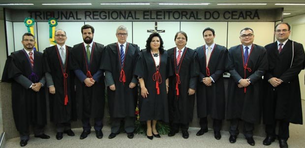 TRE-CE Posse Juiz Eduardo Scorsafava Posse do juiz de Direito Eduardo Scorsafava na Corte do TRE-CE