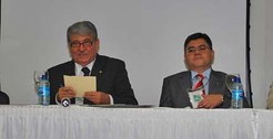 Presidente do TRE, desembargador Ademar Mendes e Juiz Auxiliar da Corregedoria