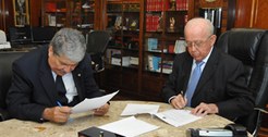 Presidentes do TRE e TJ assinam convênio