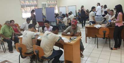 Atendimento de recadastramento biométrico em Ipaporanga