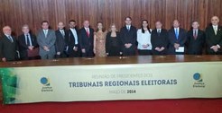Primeira reunião de presidentes dos TREs com o novo presidente do TSE, ministro Dias Toffoli