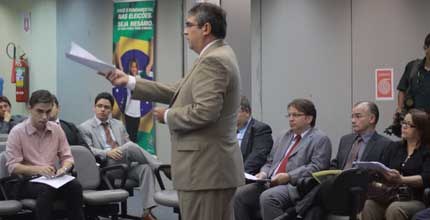 TRE-CE reunião segurança propaganda eleitoral Reunião sobre segurança na propaganda eleitoral