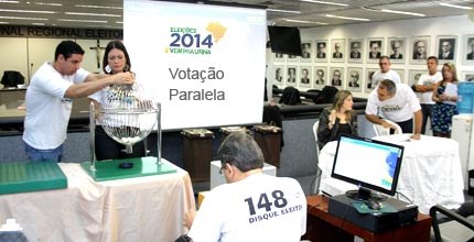 TRE-CE Sorteio votação paralela no segundo turno Sorteio votação paralela no segundo turno
