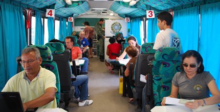 TRE-CE Unidade Móvel atendimento Atendimento Unidade móvel