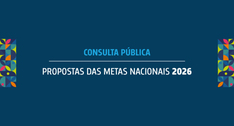 A imagem tem fundo azul escuro e contém, no centro, o texto “Consulta Pública – Propostas das Me...