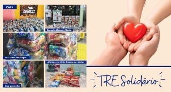 Campanha “TRE Solidário” tem segunda edição de doações realizada