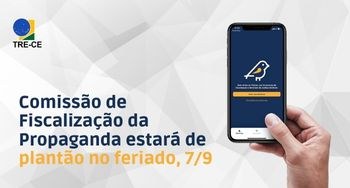 Comissão de Fiscalização da Propaganda estará de plantão no feriado, 7/9 O plantão ocorrerá de 8 as 17 horas, para, no exercício do poder de polícia, adotar as providênc...
