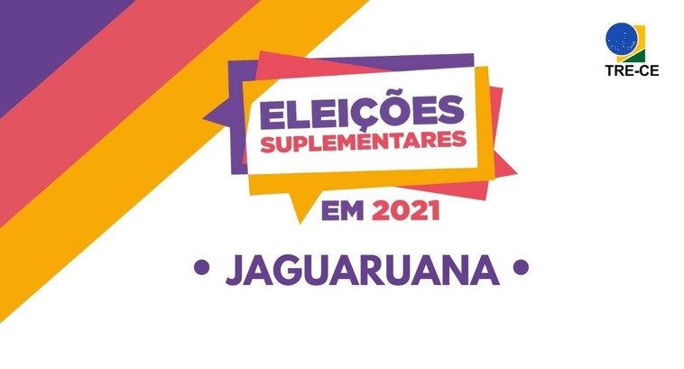 Imagem Eleição Suplementar Jaguaruana. Descrição ao final da notícia. 