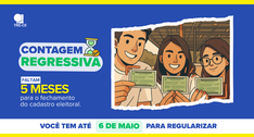 A imagem apresenta uma arte gráfica informativa do TRE-CE. Na parte superior esquerda, aparece o...