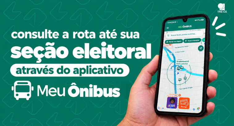 A imagem possui fundo verde com padrões geométricos em tom sobre tom e apresenta informações sob...