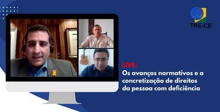 Empatia e respeito foram temas abordados em live da CPCAI Banner Ascom. Descrição da imagem no final da notícia.