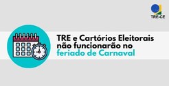Banner sobre Feriado de carnaval. Descrição após a notícia. 