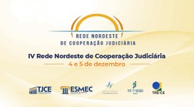 A imagem é um card com fundo em tons claros. No centro, há o logotipo da Rede Nordeste de Cooper...