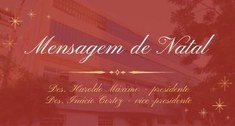 Mensagem de Natal do Presidente e do Vice-Presidente do TRE-CE 