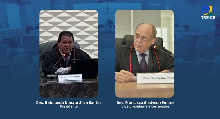Novos presidente e vice-presidente do TRE-CE são eleitos por aclamação Anteriormente, em sessão do Pleno do Tribunal de Justiça do Ceará nessa quinta-feira, 23/2, os d...