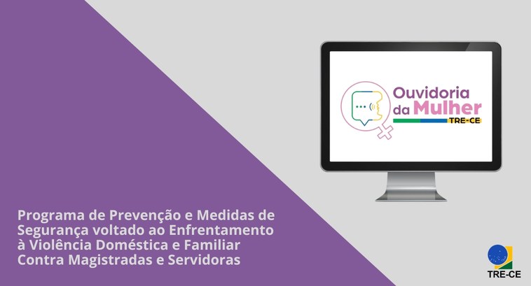 A imagem é um card gráfico de fundo cinza. Do lado esquerdo, há um fundo roxo e, em cinza, o tex...