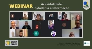Ouvidoria do TRE-CE promove webinar "Acessibilidade, Cidadania e Informação" Ouvidoria do TRE-CE promove webinar "Acessibilidade, Cidadania e Informação"