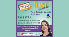 Palestra no Youtube sobre Registro de Candidaturas será retomada 
