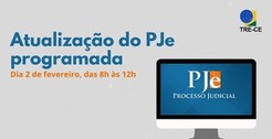 Banner PJe ficará indisponível na próxima quarta-feira, 2/2. Descrição ao final da notícia. 