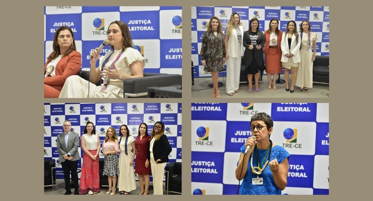 Política de gênero e saúde feminina são temas de roda de conversa O encontro ocorreu na sede do TRE e reuniu palestrantes convidadas(os), magistradas(os), servido...