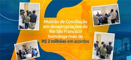Card gráfico formado por quatro fotos em montagem, com fundo azul e detalhes em laranja entre el...