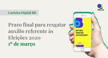Prazo para resgate do auxílio-alimentação de mesários é prorrogado Prazo para resgate do auxílio-alimentação de mesários é prorrogado