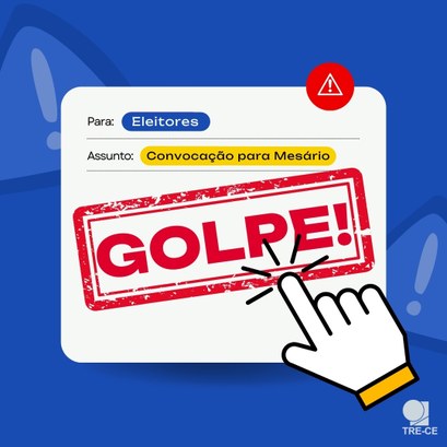 Imagem com fundo azul e design replicando o formato de um e-mail no centro da imagem. Ao centro,...