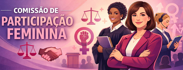 Banner da Comissão de Participação Feminina