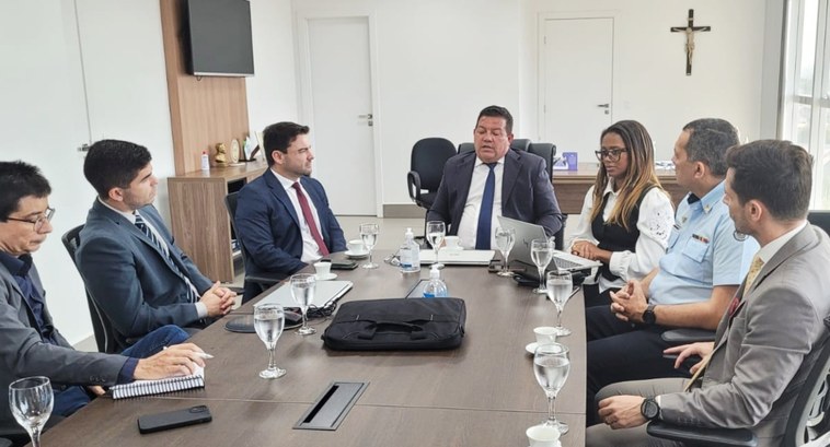 TRE-CE e SSPDS planejam estratégias de segurança para as eleições de 2024 A reunião aconteceu na sede do TRE-CE