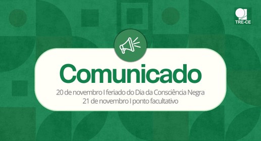 A imagem tem fundo verde com formas geométricas em tons diferentes da mesma cor. No canto superi...