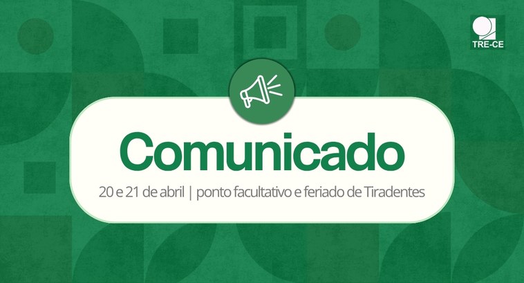 A imagem tem fundo verde com formas geométricas em tons diferentes da mesma cor. No canto superi...